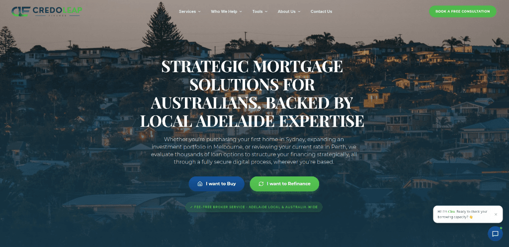 CredoLeap Finance project screenshot